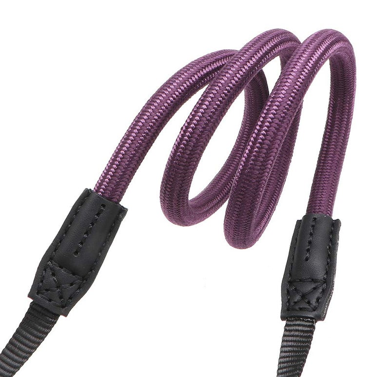 HITHUT Quick Release Camera Neck Strap Shoulder Strap Belt for Mirrorless Digital Cameras Climbing Rope with Quick Release QD Loops Connector with O-Ring Adjustable Length 30-53inch Purple - Image 5